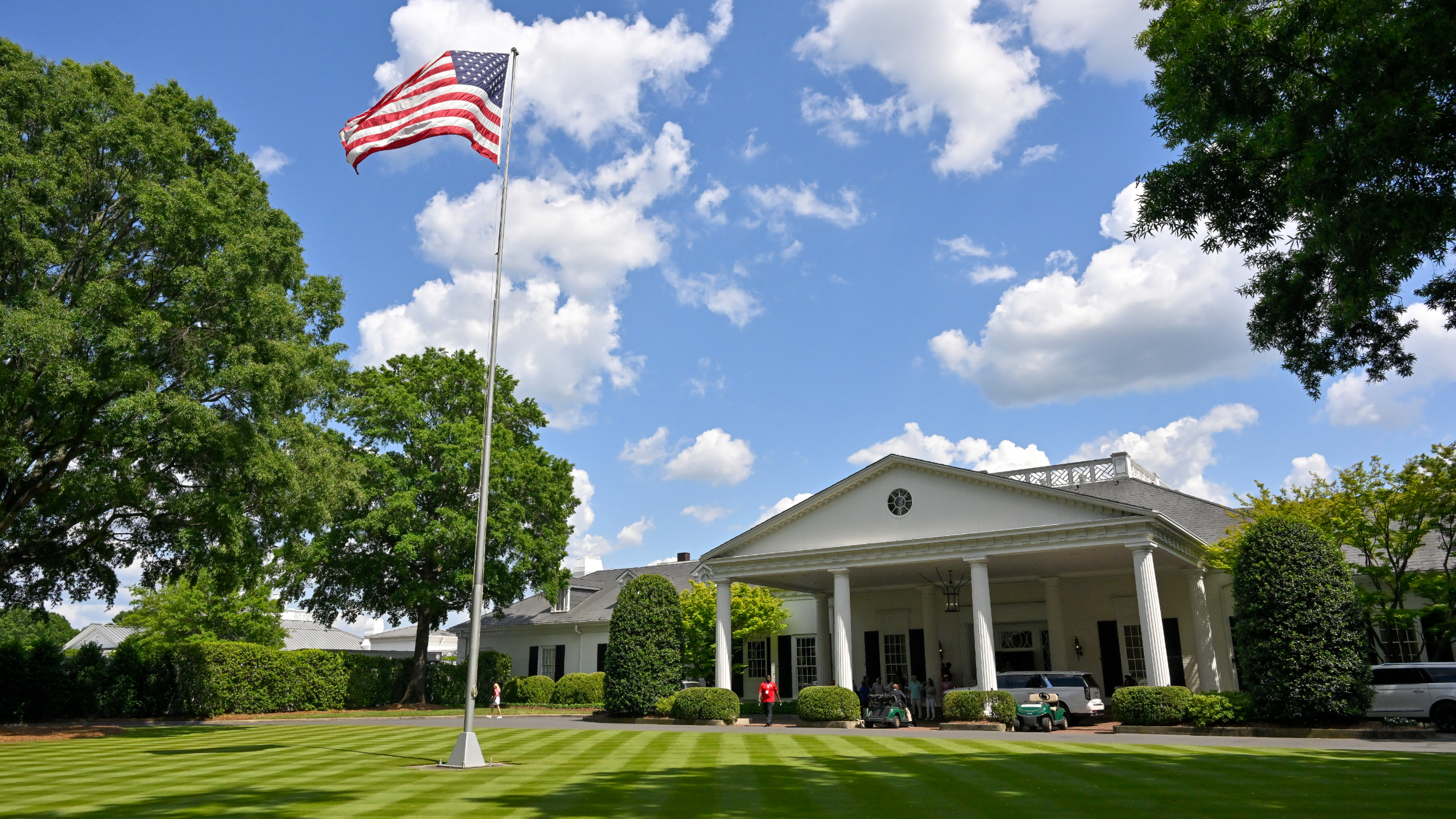 The clubhouse at Quail Hollow