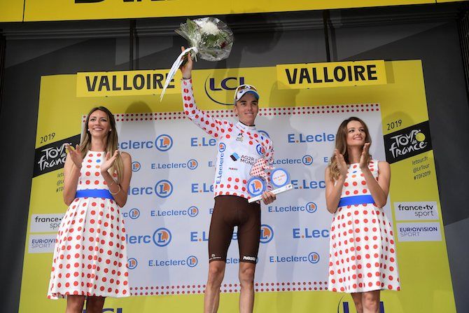 AG2R's Romain Bardet took the polka-dot jersey after stage 18 of the 2019 Tour de France