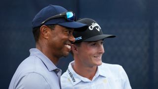 Tiger Woods and Blades Brown at the US Junior