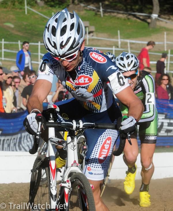 Davide Frattini (Hudz-Subaru) seems to have dramatically improved his cyclo-cross racing