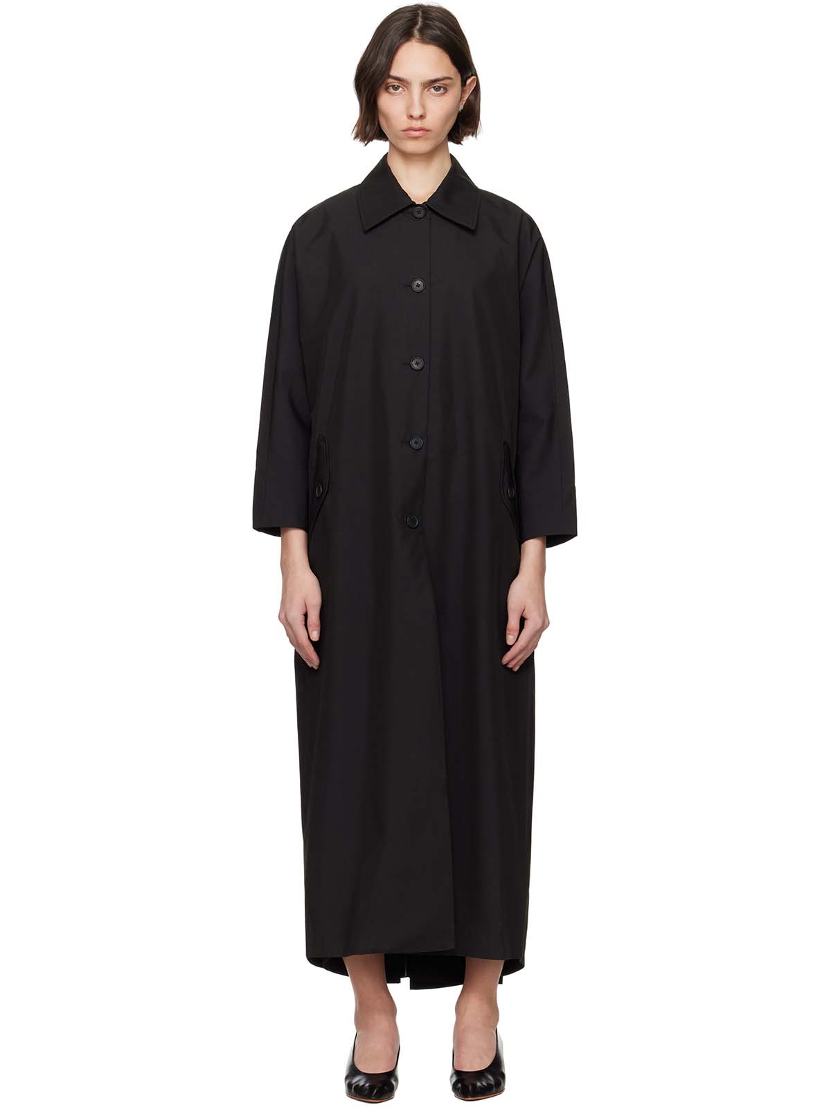 Black Tavi Dinner Trench Coat