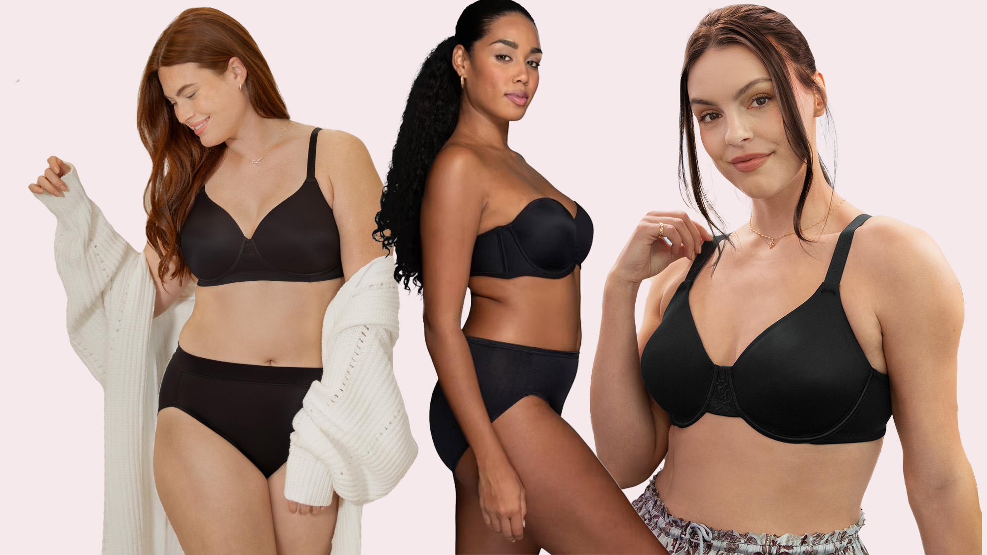 Collage Image of Bras From Vanity Fair Lingerie