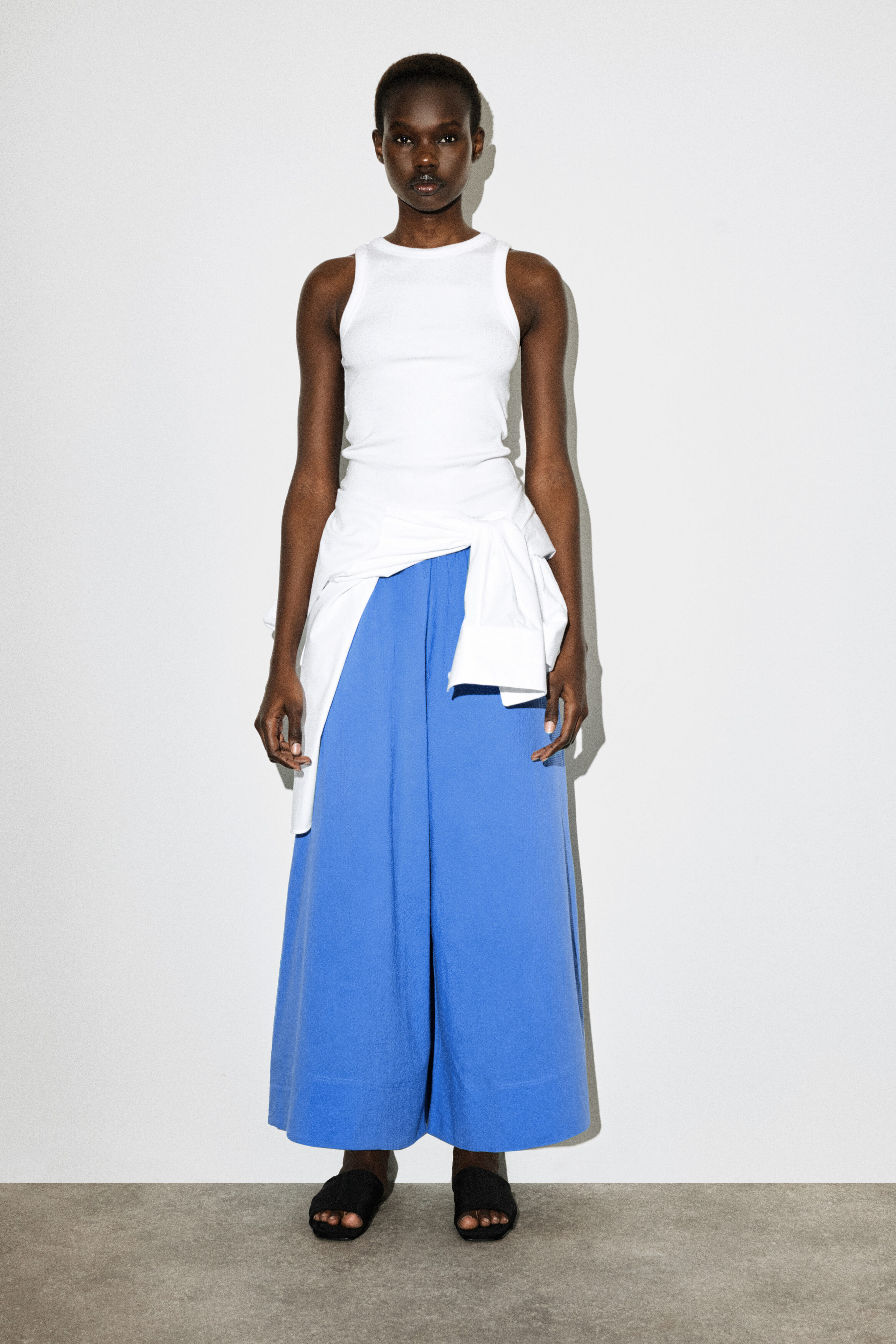Seersucker Culottes