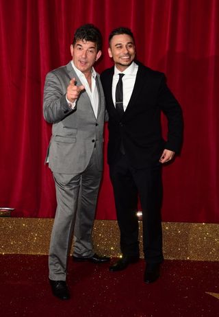 John Altman (left) and Ricky Norwood attending the British Soap Awards