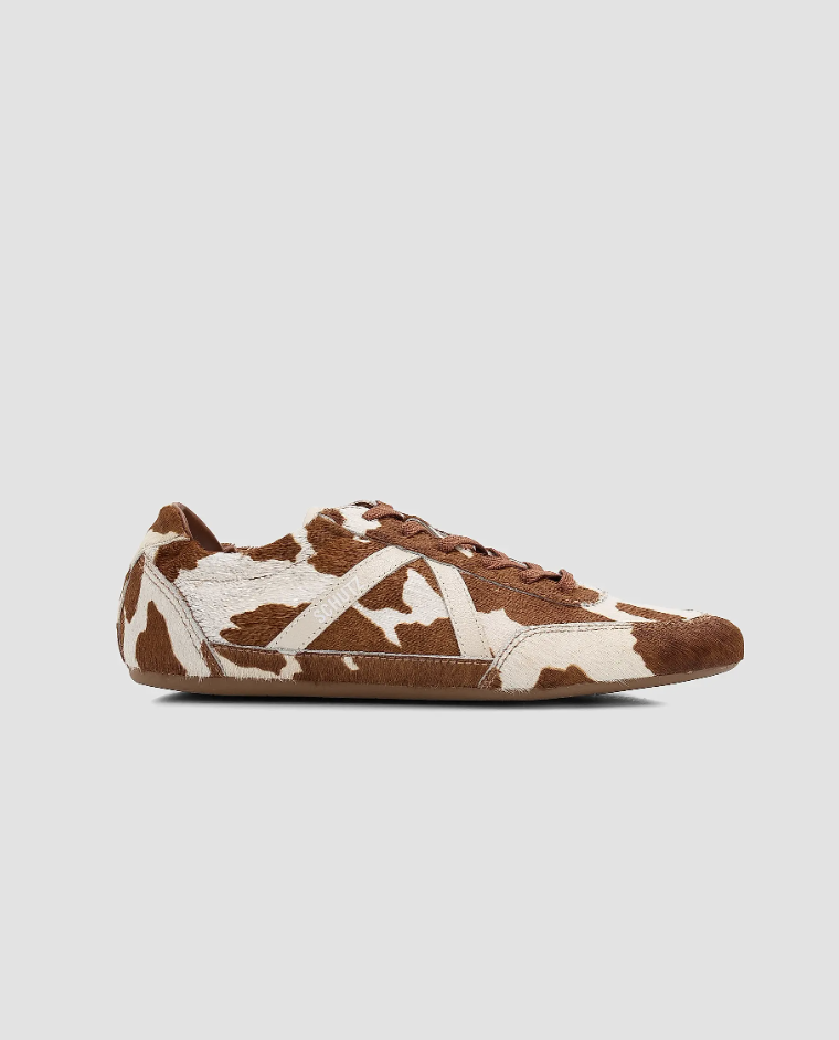 Schutz, Eight Cow-Print Calf Hair Sneakers (Were $178)