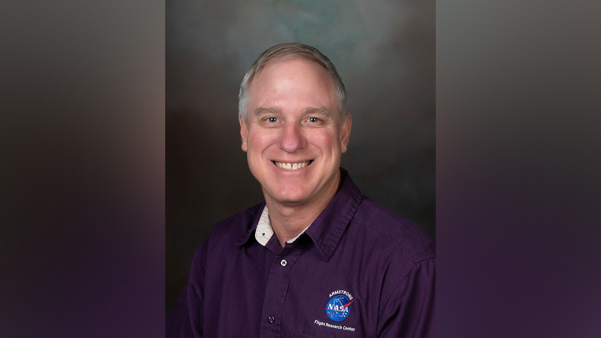 Portrait of NASA photographer Jim Ross.
