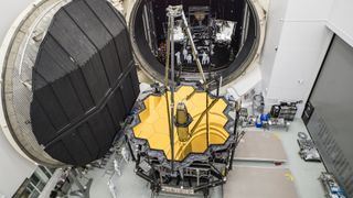 The James Webb Space Telescope being prepared at NASA