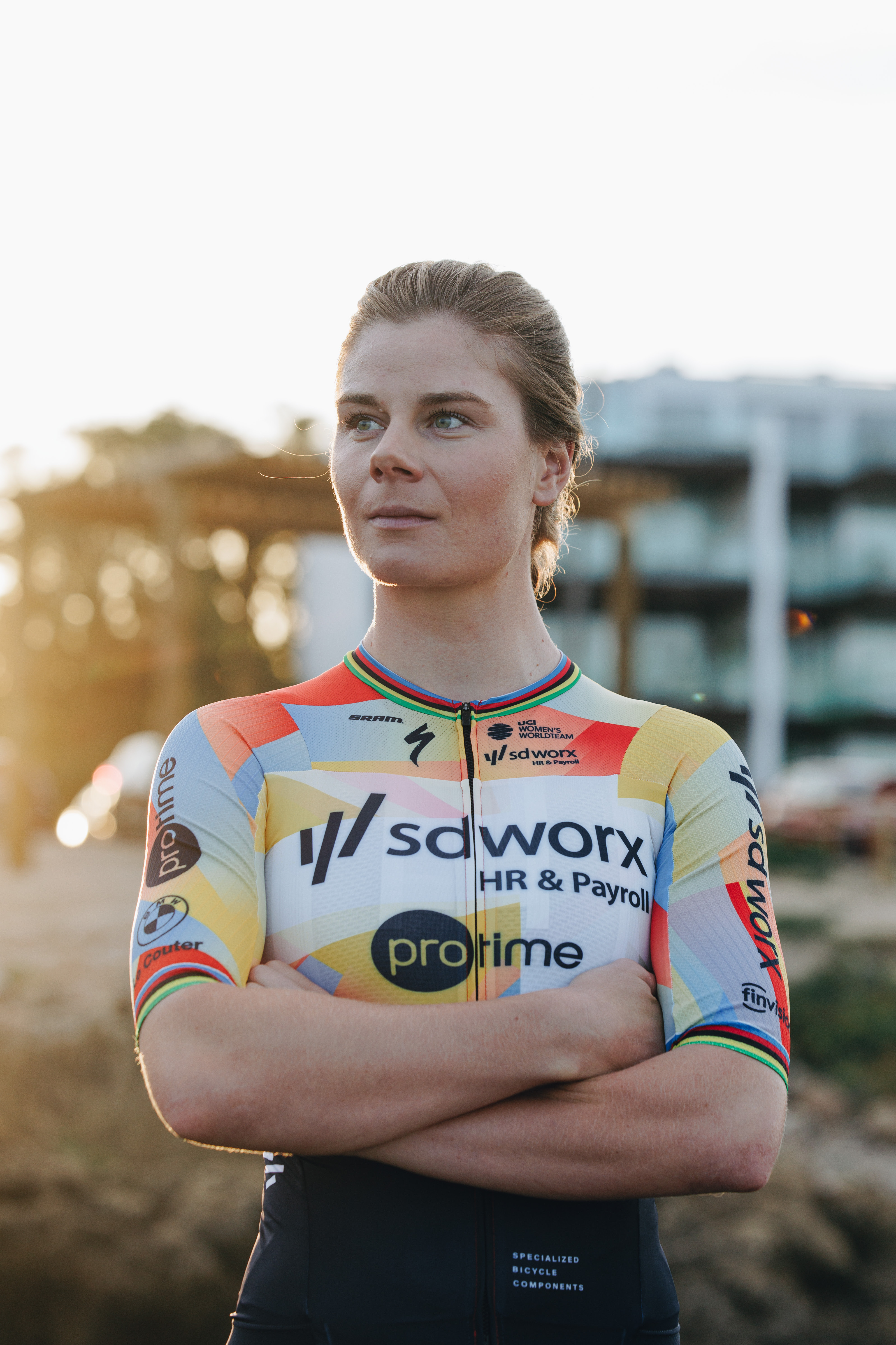 Lotte Kopecky in the new SD Worx-Protime kit