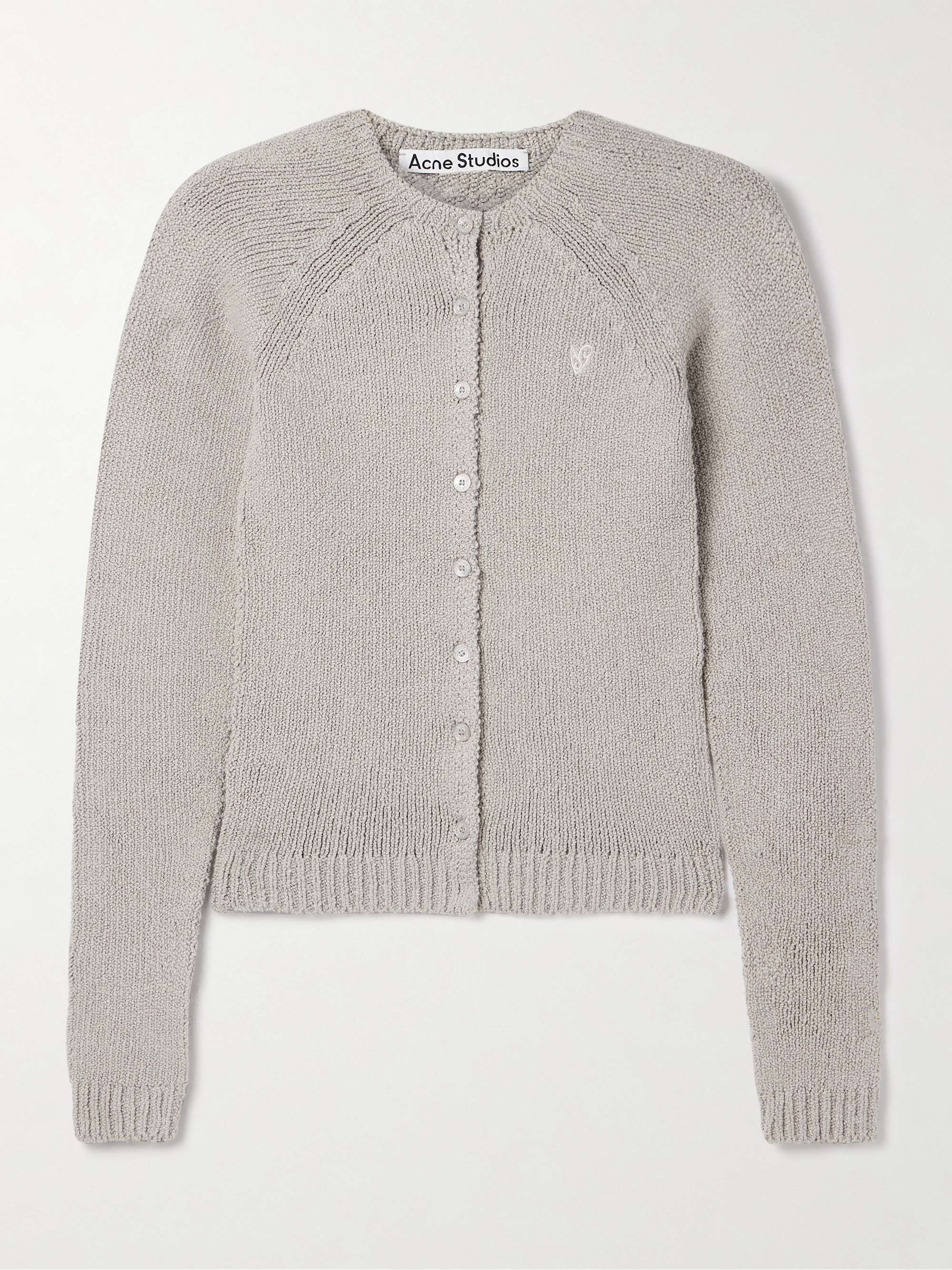 Embroidered Organic Cotton-Blend Cardigan