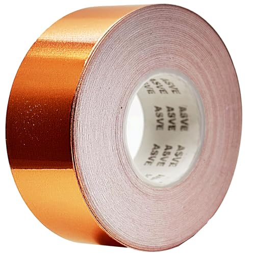Adhesive Copper Slug Tape | Copper Slug Snail Repellent | Slug Deterrent Barrier Tape | Humane Pest Control (20mm X 25 Metre)