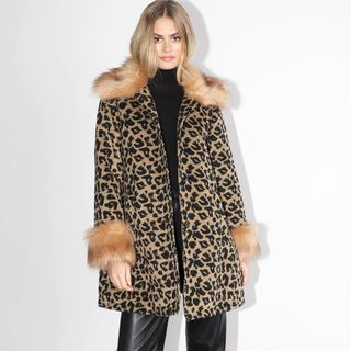 Never Fully Dressed Arctic Leopard Coat
