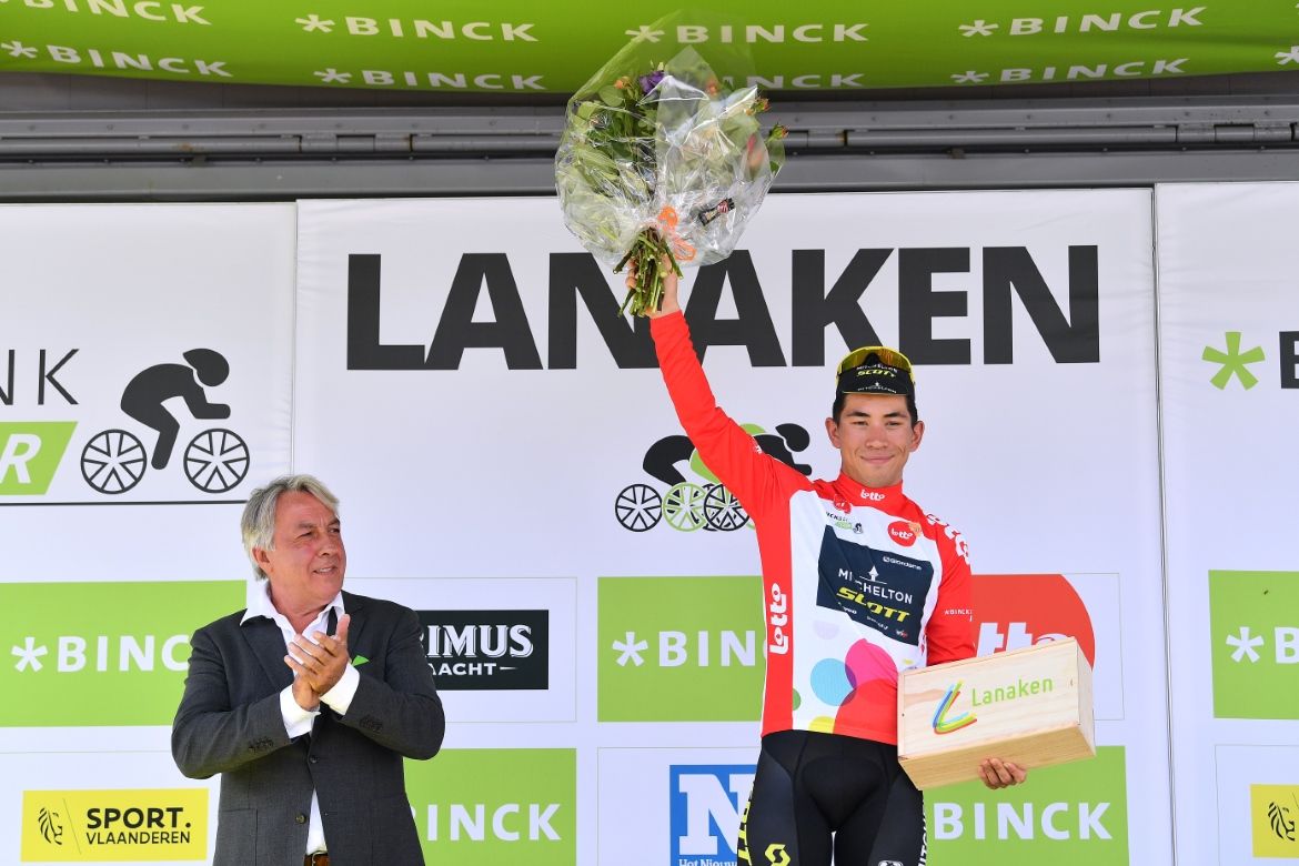 Caleb Ewan (Mitchelton-Scott) in the points jersey