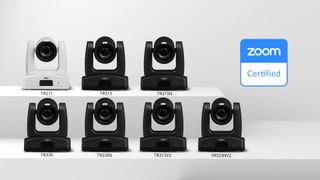 The AVer PTZ cameras with enhanced Zoom Rooms capabilities.