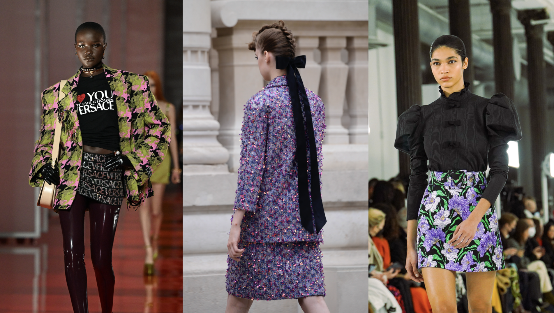 Versace, Chanel, Carolina Herrera