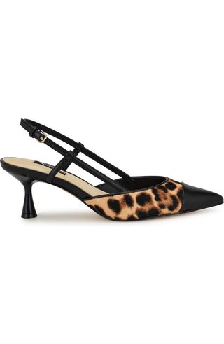 Rizzy Genuine Calf Hair Slingback Pump