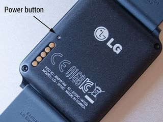 LG G Watch power button