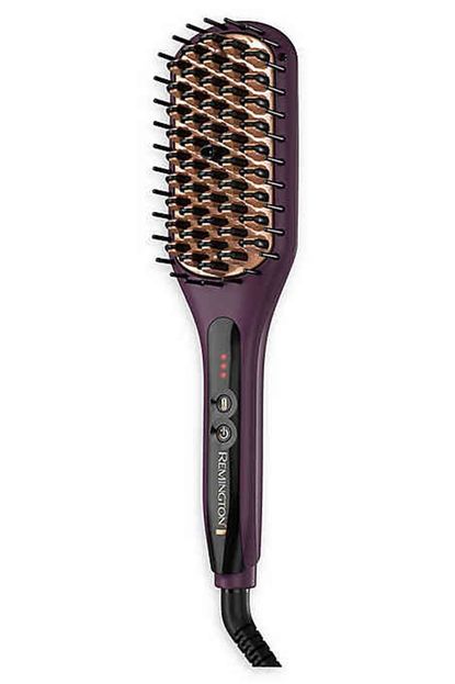 Remington Pro 2-In-1 Heated Straightening Brush 