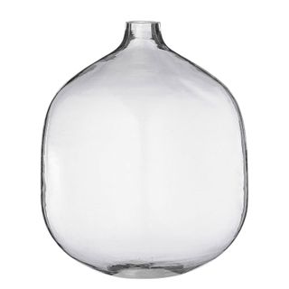  Bloomingville Round Glass Vase with Narrow Lip