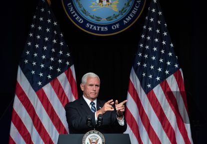 Vice President Pence speaks about the Space Force
