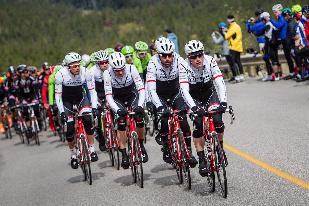 Trek spent another protecting the leaders jersey