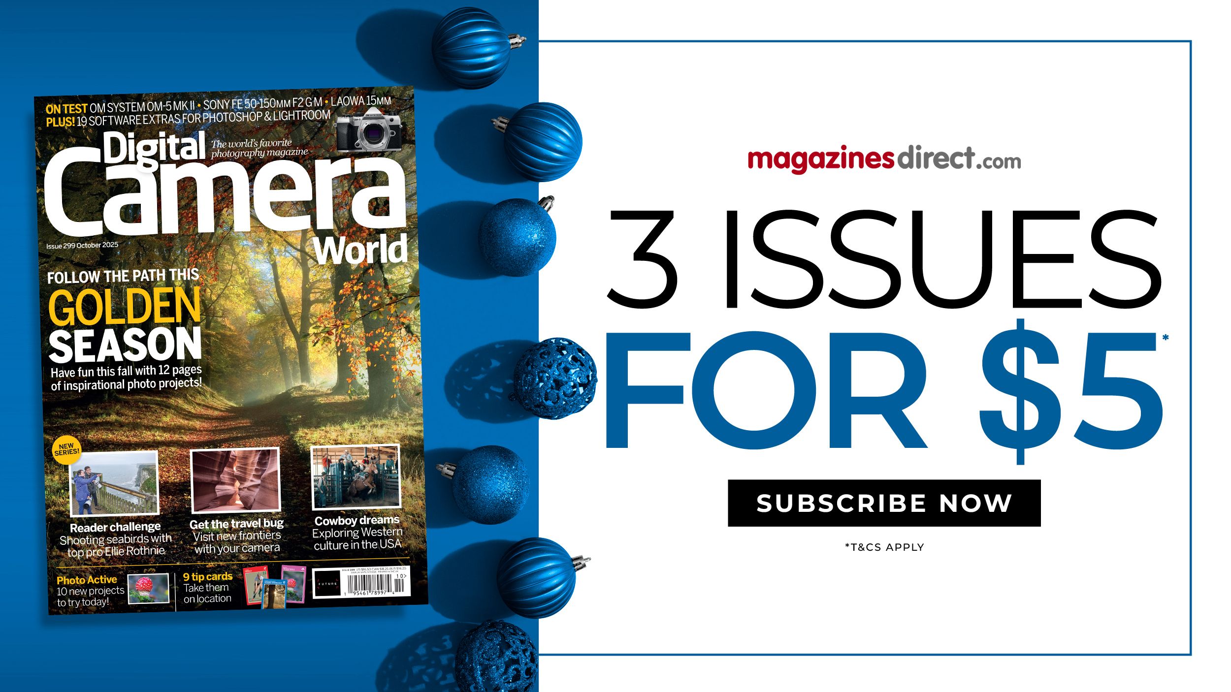 Get 3 photo magazines for just $5 in superb camera mag subscription deal!