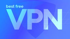 best free VPN words over a blue gradient background