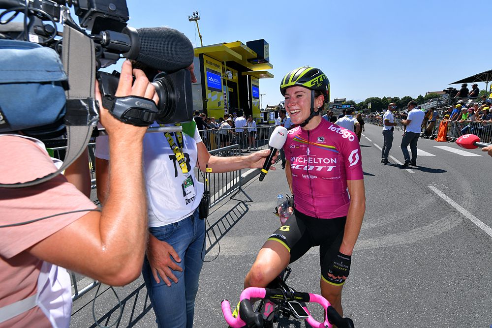 Annemiek van Vleuten (Mitchelton-Scott) leads the 2019 Women's WorldTour