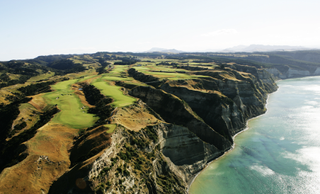 Cape Kidnappers golf course pictured from above