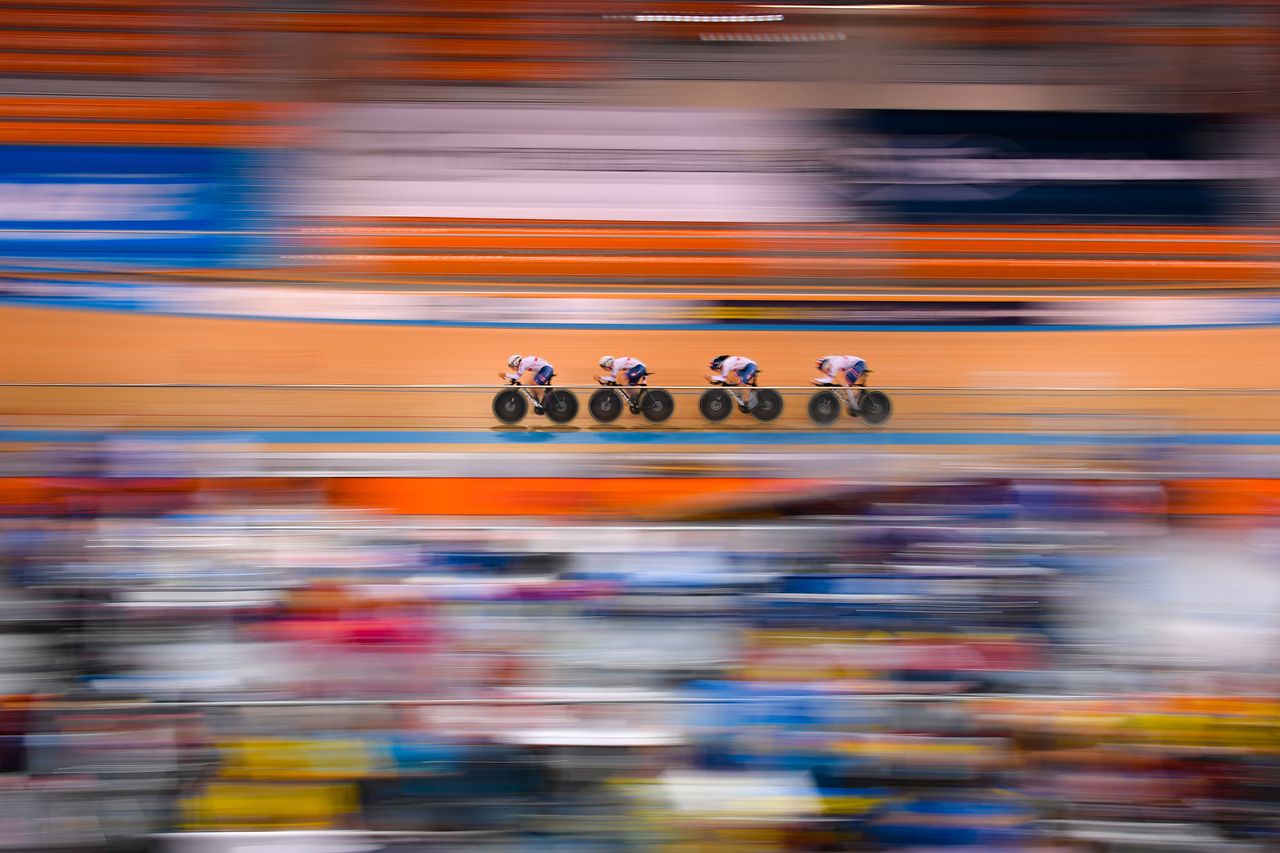 2020 UEC Track European Championships Plovdiv 1st Day 11112020 Women Team Pursuit Great Britain photo Dario BelingheriBettiniPhoto2020