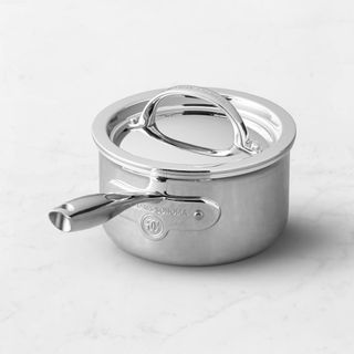 Williams Sonoma Signature Thermo-Clad Stainless-Steel Saucepan