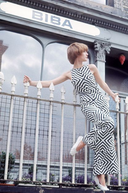 Biba Monochrome jumpsuit, 1967