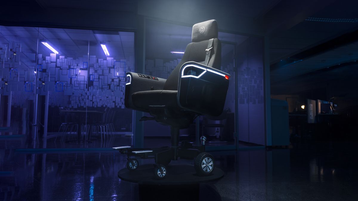 VW’s made an office/gaming chair that you can drive to the shops T3