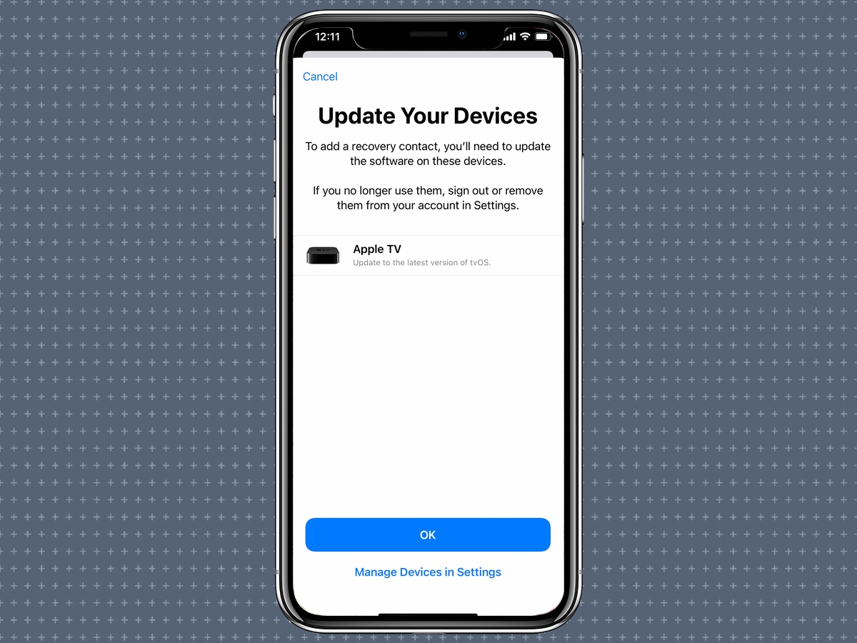 как установить контакт для восстановления учетной записи в iOS 15: обновите свои устройства