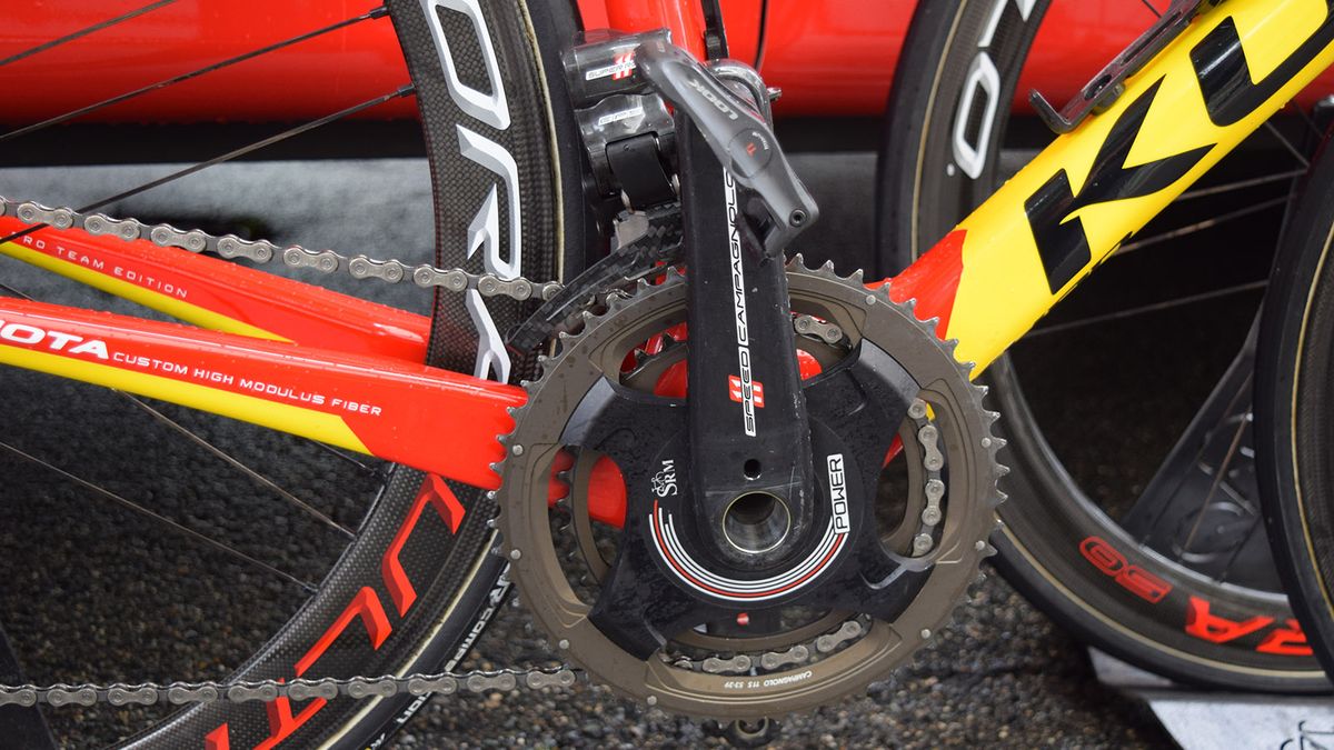 Campagnolo SRM power meter cranksets for the French Pro Continental team