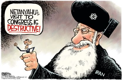 
Obama cartoon U.S. Netanyahu Congress