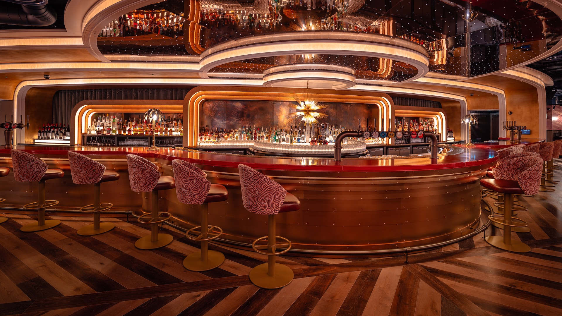 Poolhouse London downstairs bar