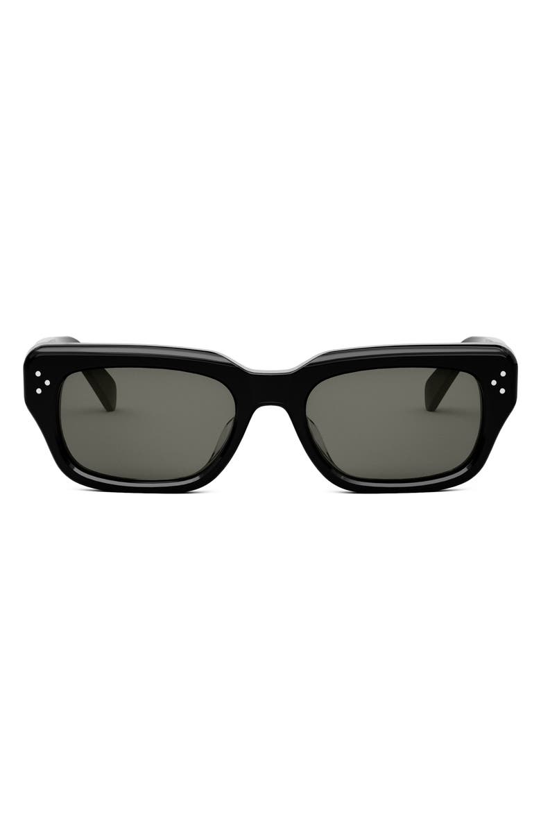 Bold 3 Dot Rectangular Sunglasses
