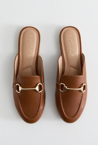 An image of slip-on loafers from New Look.