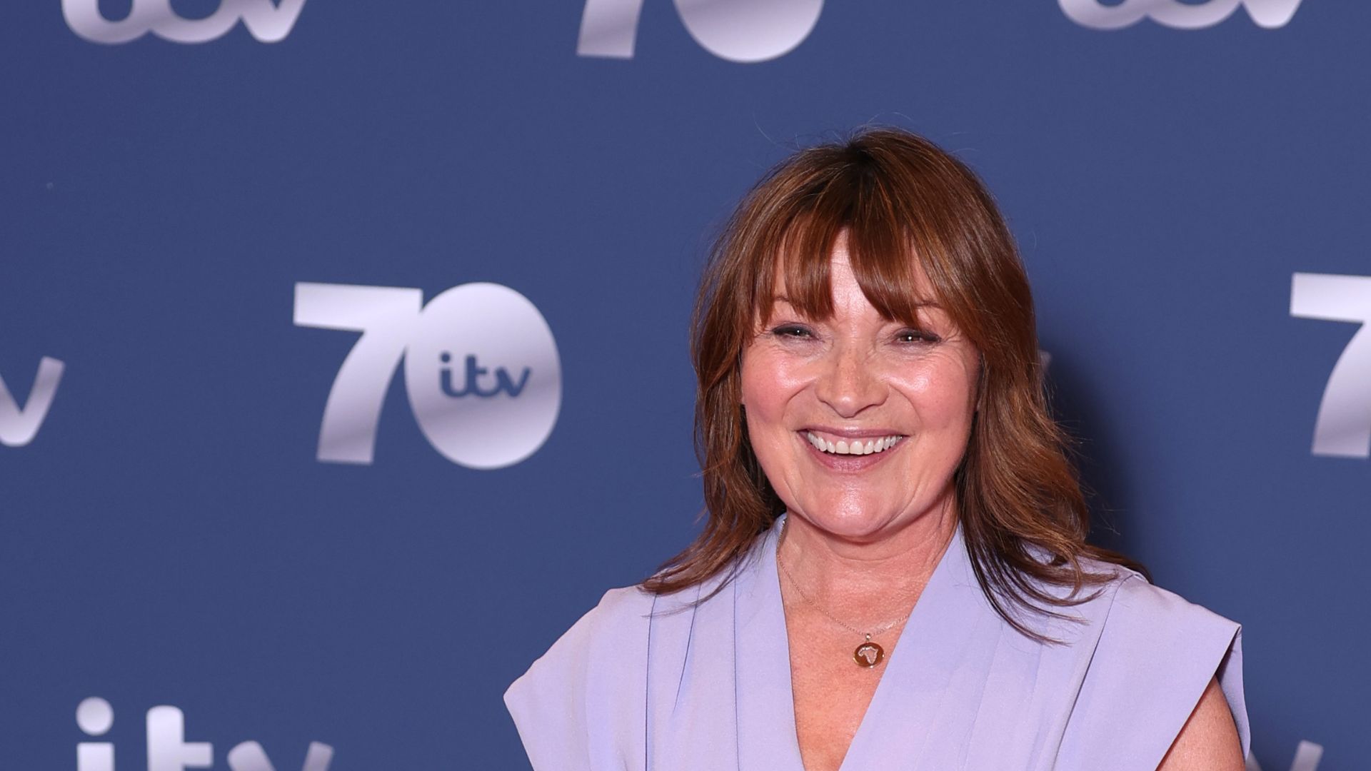 HEADSHOT OF LORRAINE KELLY WEARING PURPLE