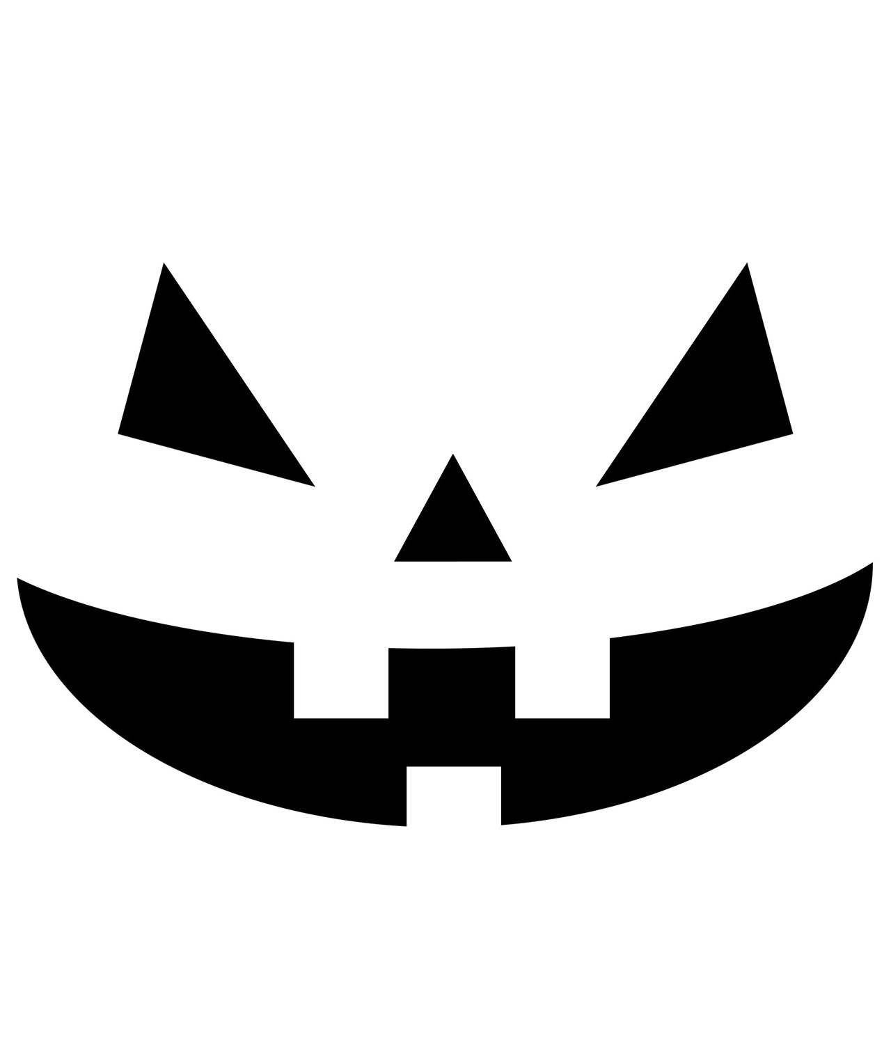 The classic toothy grin, pumpkin designs don't get more iconic than this