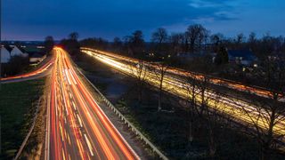 shooting a traffic trail long exposure on camera