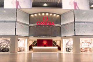 The Omega stand at Baselworld