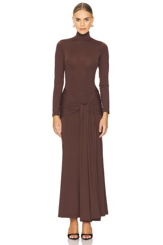 Alix Maxi Tie Front Dress