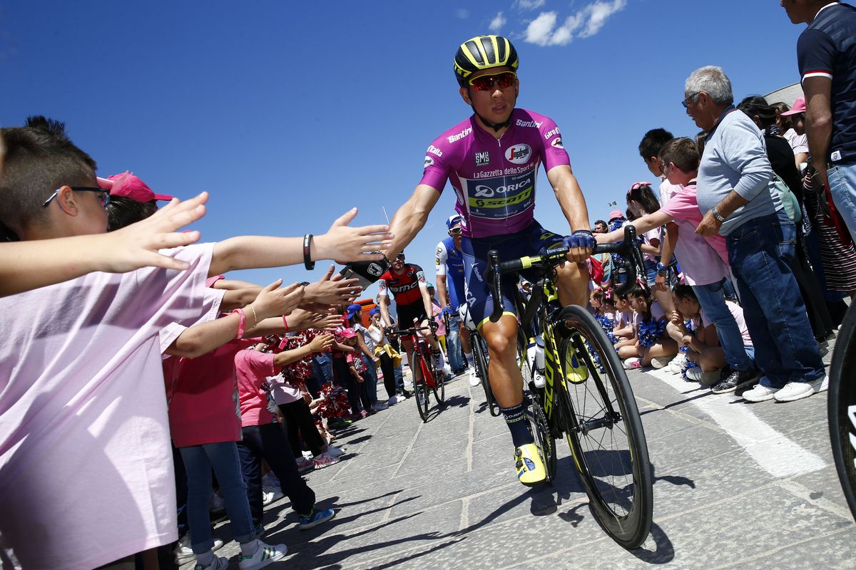 Caleb Ewan at the Giro d'Italia