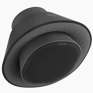 Kohler matte black Moxie speaker showerhead