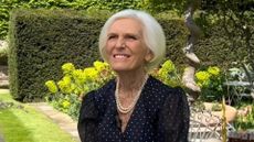 Dame Mary Berry being interviewed by House and Garden