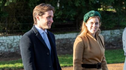 Princess Beatrice and Edoardo Mapelli Mozziconi attend the Christmas Day Church service 