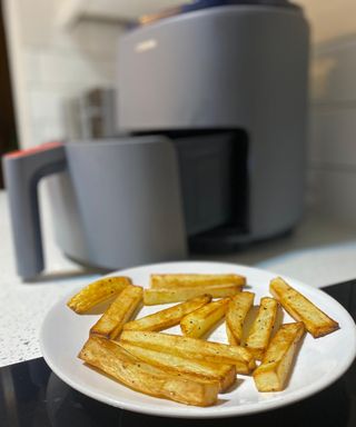 Homemade fries in Cosori Lite air fryer