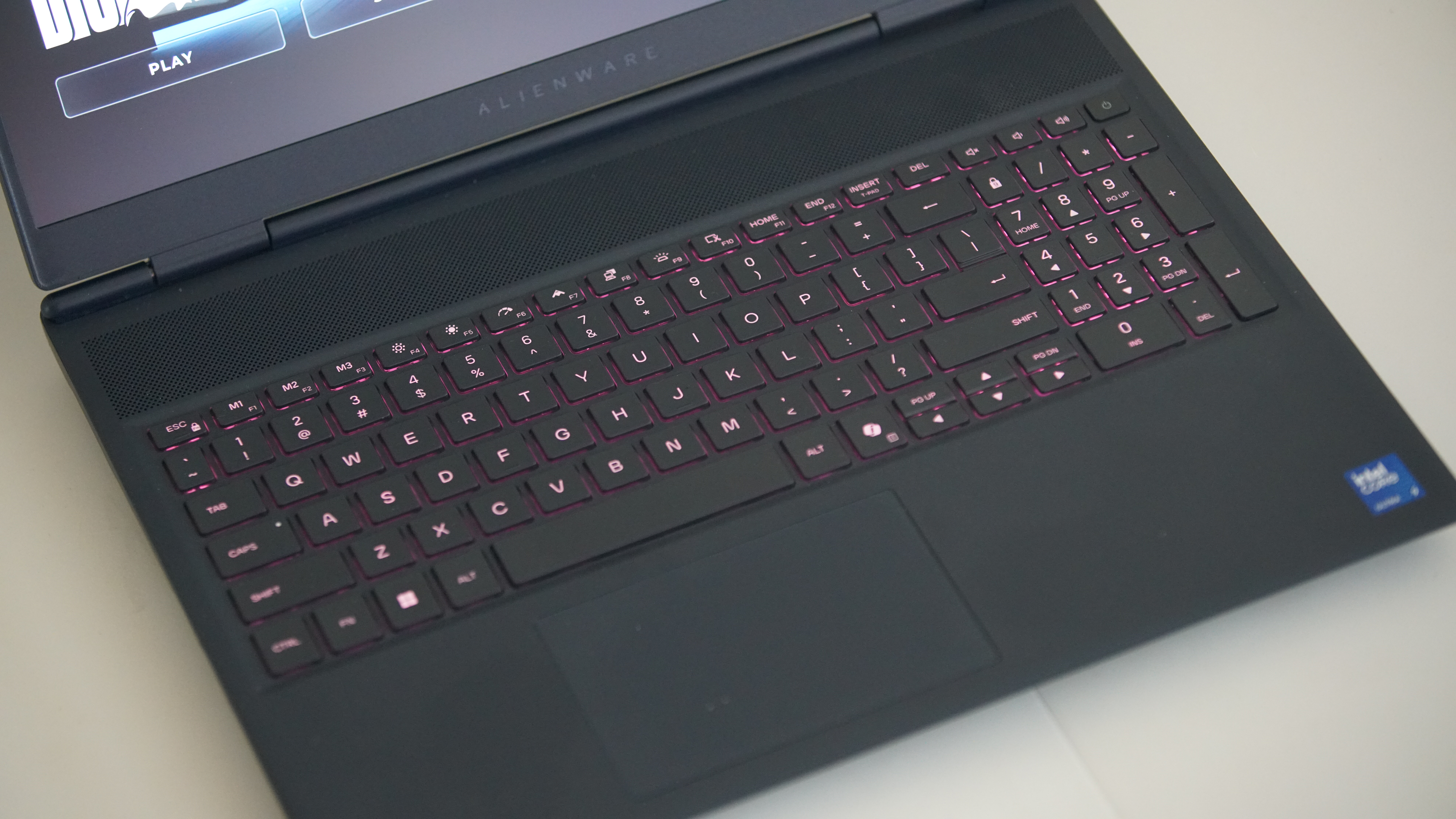 Alienware 16X Aurora on a desk