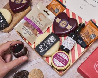 Letter Box Hamper Personalised Cheese And Port Letter Box Hamper